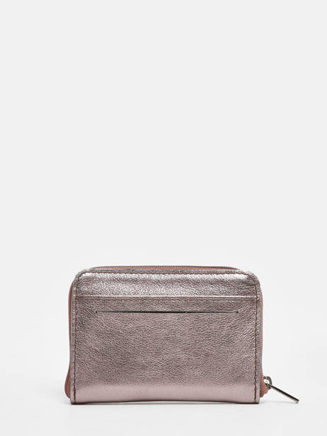 Portemonnee Leder Etincelle Irisée Etrier Roze etincelle irisee 74701 ander zicht 2
